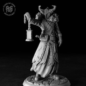 The Hunter Miniature: 3D Printed RPG Model by Flesh of Gods
