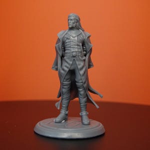 Gandill the Guildmaster | 28-75mm Resin Mini | 14K Resin Print at 20µm | Tabletop RPG, D&D Model | Flesh of Gods