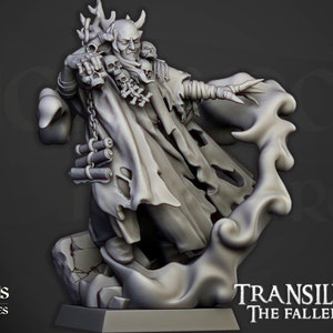 Transylvanian Necromancer | 32mm / 28mm | Ideal for Tabletop RPGs | Dungeons and Dragons - Highlands Miniatures