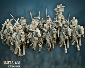 Questing Knights | 32mm / 28mm | Ideal for Tabletop RPGs | Dungeons and Dragons - Highlands Miniatures