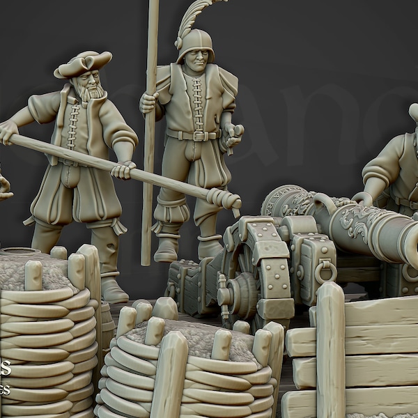 Sunland Imperial Artillery | 32mm / 28mm | Ideal for Tabletop RPGs | Dungeons and Dragons - Highlands Miniatures