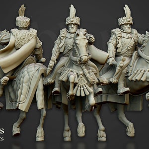 Winged Hussars 32mm / 28mm Ideal for Tabletop RPGs Dungeons and Dragons Highlands Miniatures image 8