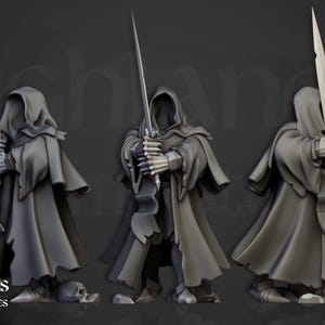 Spectral Commander | 28-75mm Resin Mini | 14K Resin Print at 20µm | Tabletop RPG, D&D Model | Highlands Miniatures