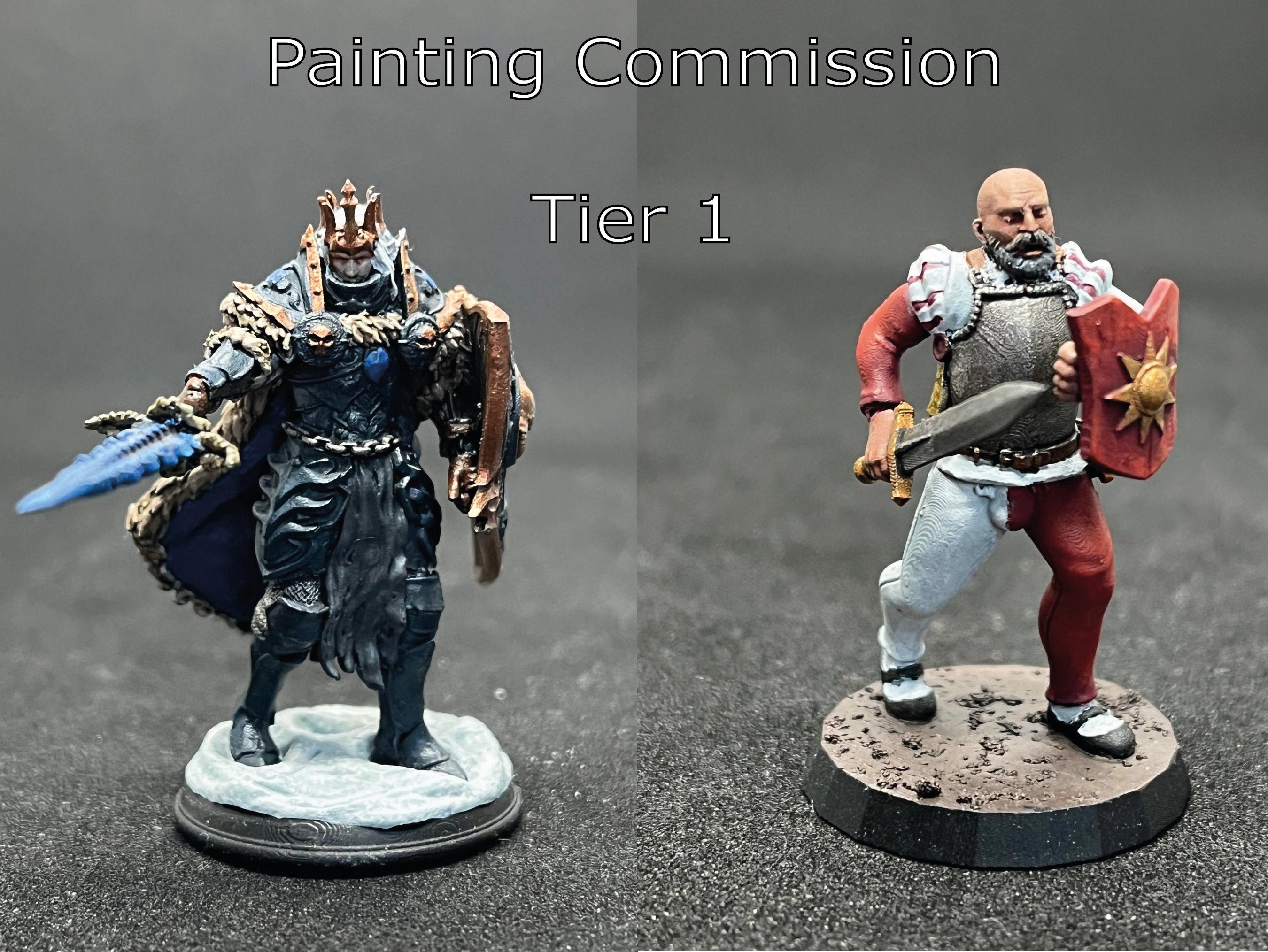 DND character COMMISSION miniature painted 8k print TTRPG cyberpunk  pathfinder