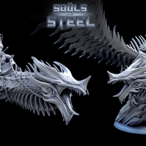 Inconel Dragon Miniature: Tabletop RPG, Dungeons and Dragons