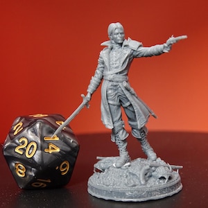 Cedric of Wildren Resin Mini: 14K 3D Printed D&D Model