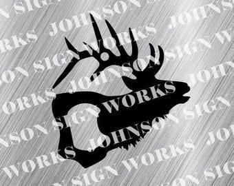 Elk Bottle Opener Cut File, CNC Plasma Laser Engraver (Digital Download)