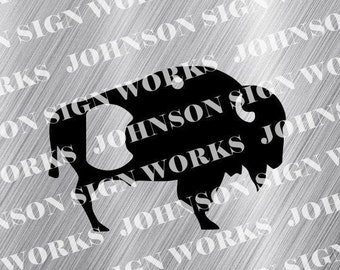 Buffalo Bottle Opener (dxf, svg, pdf, png) CNC Laser Cut File (Digital Download)
