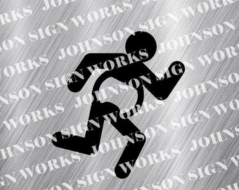 Running Man Bottle Opener DXF File, Plasma CNC Laser Cut (Digital Download)