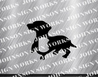 Dachshund Bottle Opener DXF, CNC Laser Cut File (Digital Download)
