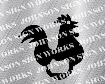 Rooster Bottle Opener Cut File, CNC Plasma Laser Engraver (Digital Download)