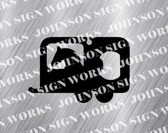 Horse Trailer Bottle Opener, CNC Plasma Laser Cut File (Digital Download)