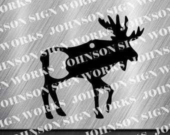 Moose Bottle Opener Cut File, Plasma/Laser/CNC (Digital Download)