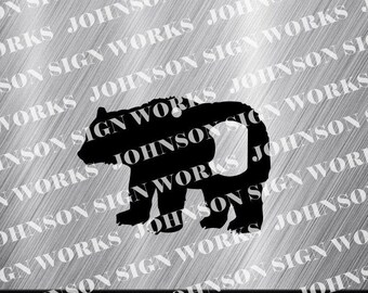 Bear Bottle Opener Dxf file, Digital Download, Plasma Cutter File, CNC File, Laser Cutter File, Laser Engraver File, Cut File