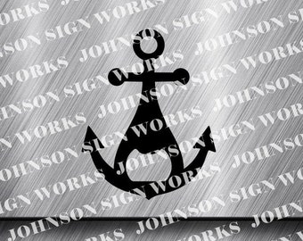 Anchor Bottle Opener Dxf file, Digital Download, Plasma Cutter File, CNC File, Laser Cutter File, Laser Engraver File, Cut File