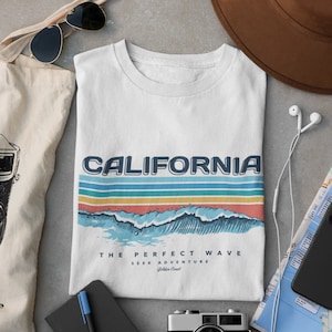 Seas The Day, Ocean beach surf California Shirt, California camping adventure shirt, Summer beach shirt, California trip shirt, Cali Shirt