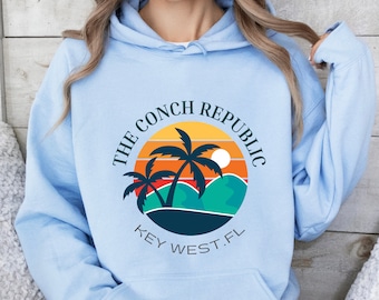 Beach Vacation Hoodie | Florida Keys Hoodie | Summer Holiday Hoodie |  Sunset Beach Vibes | Gift For Them |
