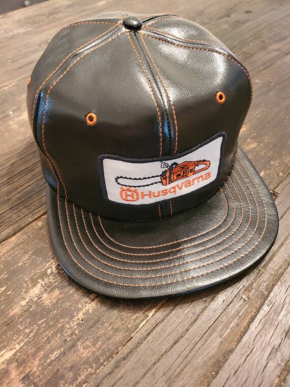 1960 s Husqvarna Pleather Baseball Hat Etsy Canada