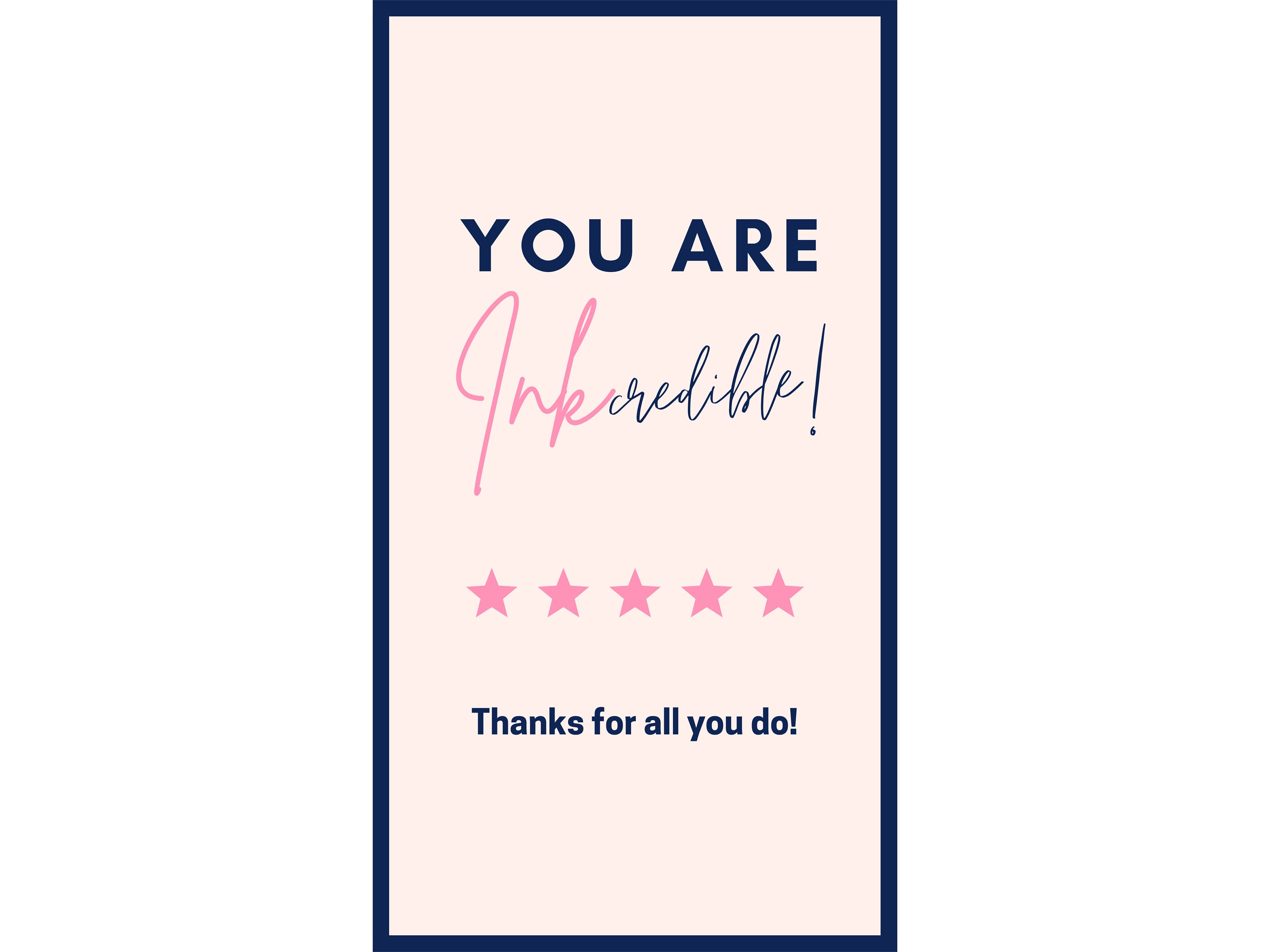 INKcredible Editable Gift Tag Canva Template Back to | Etsy