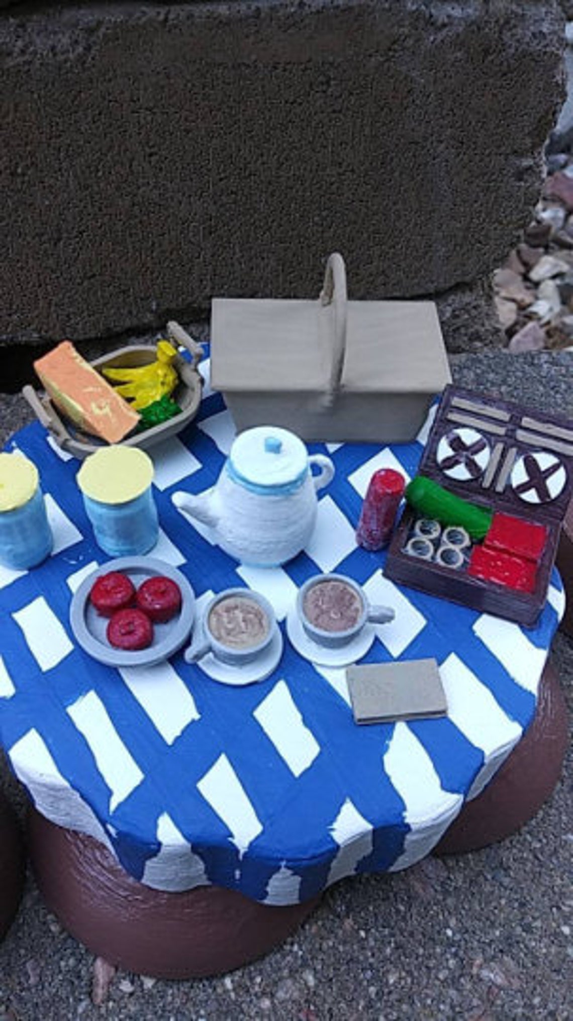 Animal Crossing Picnic Scene Set ACNH Etsy