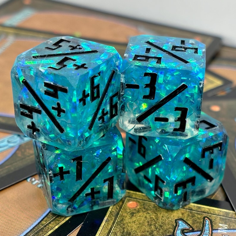 Counter Dice MTG Counter Dice - Set of 4 Dice - Handmade - Etsy