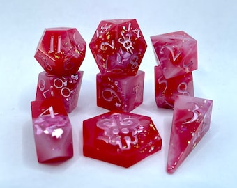 Philter of Love - 9 piece polyhedral dice set