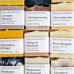 Soap Bundle | 5 Handmade Soap Bars | Vegan Natural Skincare | Bulk Soap | Multi Buy | Variety Box | Soap Selection | Soap Favours