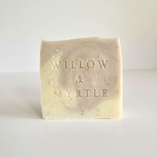 Lavender Oatmeal Soap Bar,  Handmade Natural Soap, Vegan Skincare