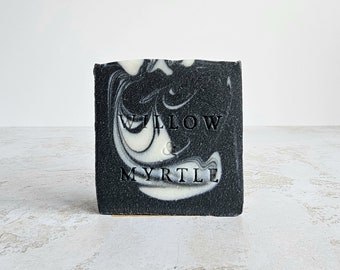 Natural Charcoal Soap | Activated Charcoal Bar Soap | Vegan Skincare | Detoxifying Soap | Deep Cleansing Soap for Problem Skin | Gift Soap