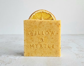 Orange Soap | Mandarin Soap | Natural Soap Bar | Handmade Vegan Bar Soap | Citrus Soap | Vegan Gift Idea | Zero Waste | Small Gift for Her