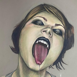 Original art - Vampire’s Kiss
