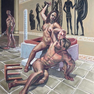 Mature Content Warning - Original art: The Death of Agamemnon