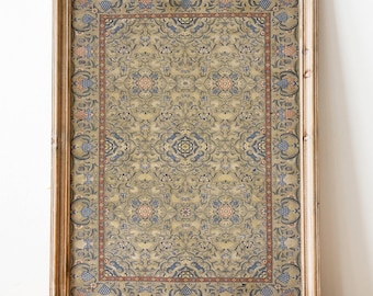 Vintage Persian Rug Print, Vintage Textile Wall Art, Antique Tapestry Print, Tapestry Art Print, Rug Pattern Print, Printable Wall Art
