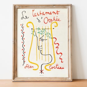 Jean cocteau poster - Etsy 日本