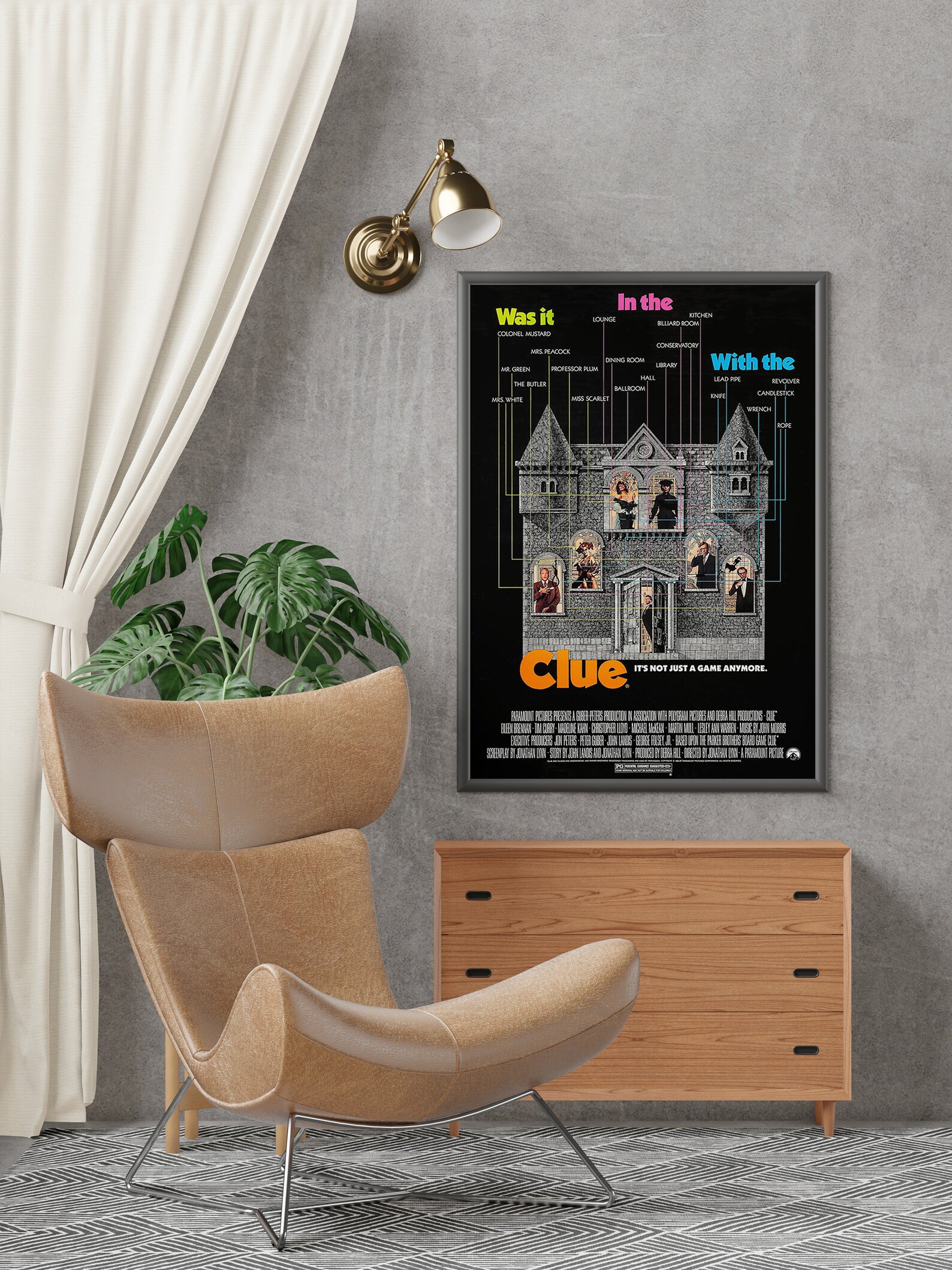 Clue Movie Poster Clue 1985 Poster Print Horror Movie - Etsy