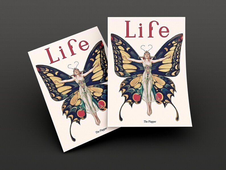 Vintage Life Magazine Cover Print Antique Life Magazine Art Etsy