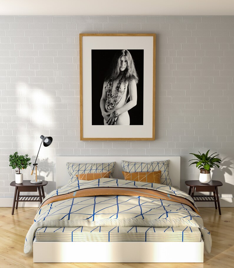 Janis Joplin Poster Janis Joplin Nude Poster Print Black and - Etsy