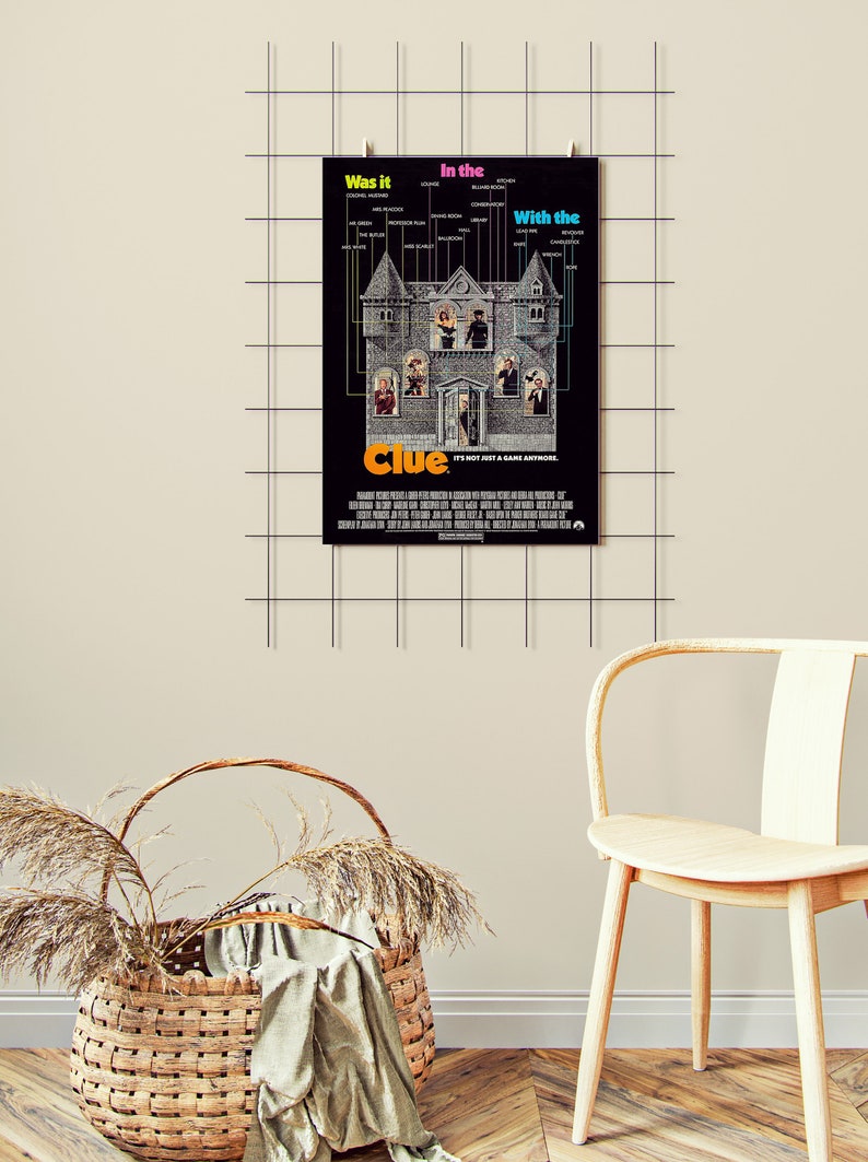 Clue Movie Poster Clue 1985 Poster Print Horror Movie - Etsy