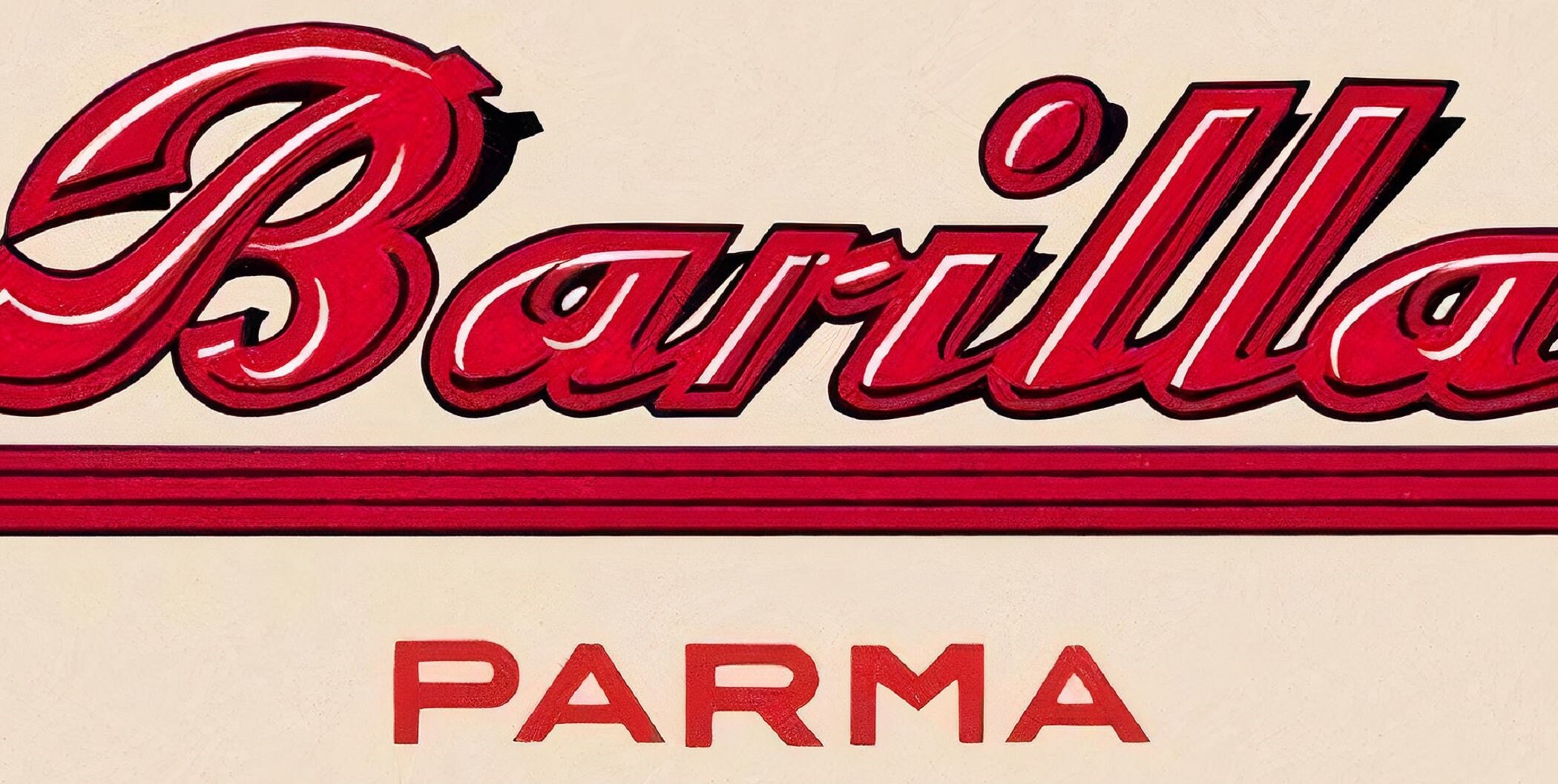 Vintage Barilla Parma Poster, Pasta Barilla Parma Poster