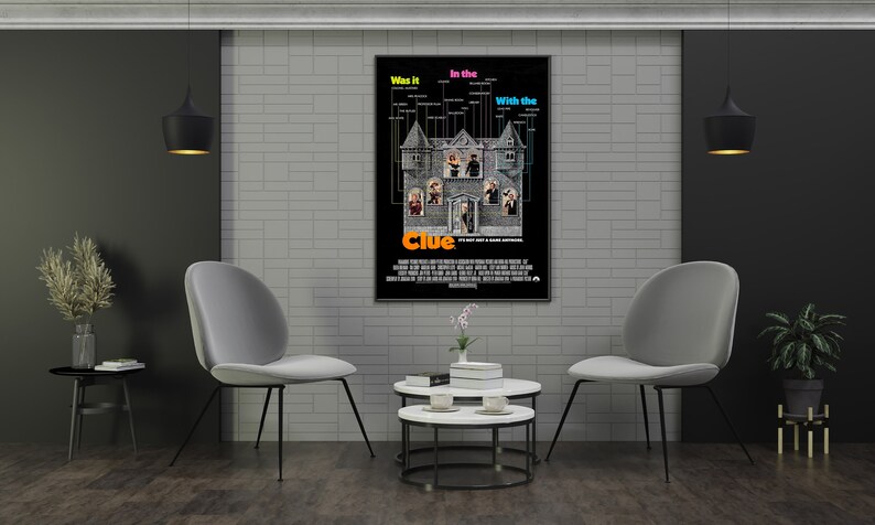 Clue Movie Poster Clue 1985 Poster Print Horror Movie - Etsy