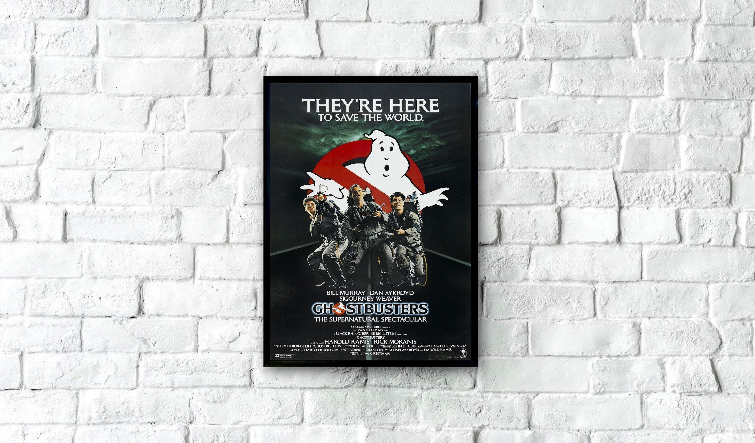 Ghostbusters Movie Film Poster Print Picture A5 A4 A3 -  Israel