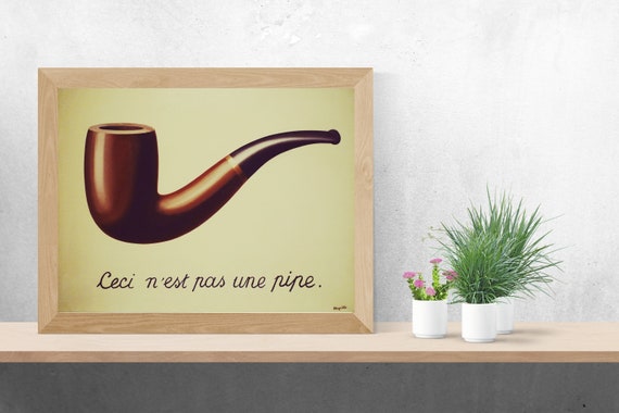 イメージの裏切り 1929年 ルネ・マグリット作 ヴィンテージアート