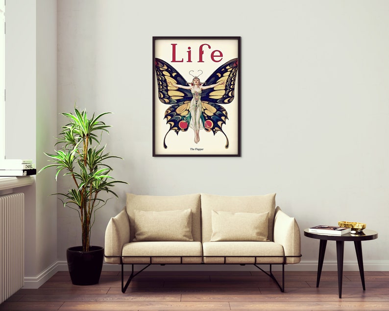 Vintage Life Magazine Cover Print Antique Life Magazine Art Etsy