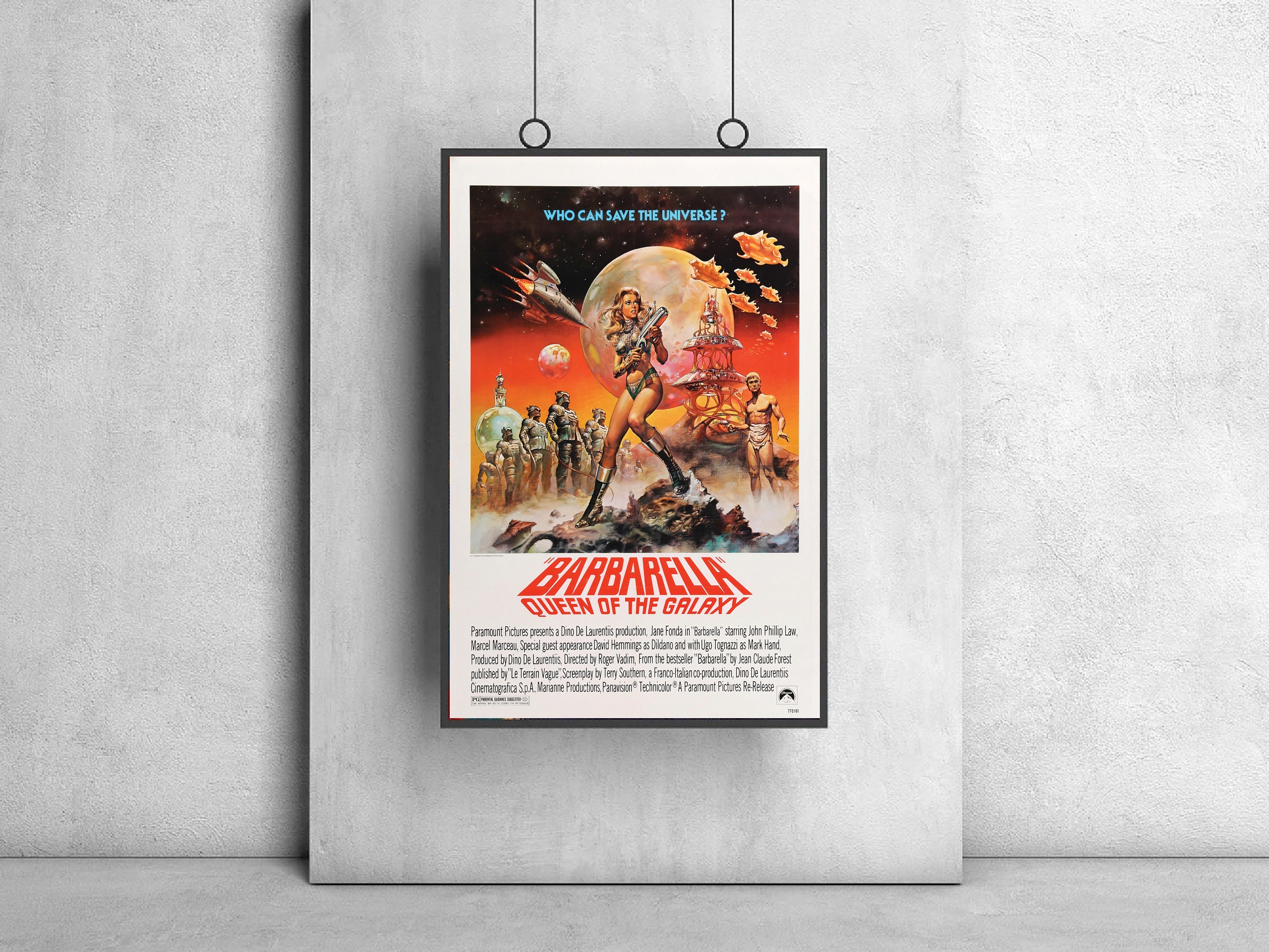 Barbarella Queen Of The Galaxy Movie Poster Printable