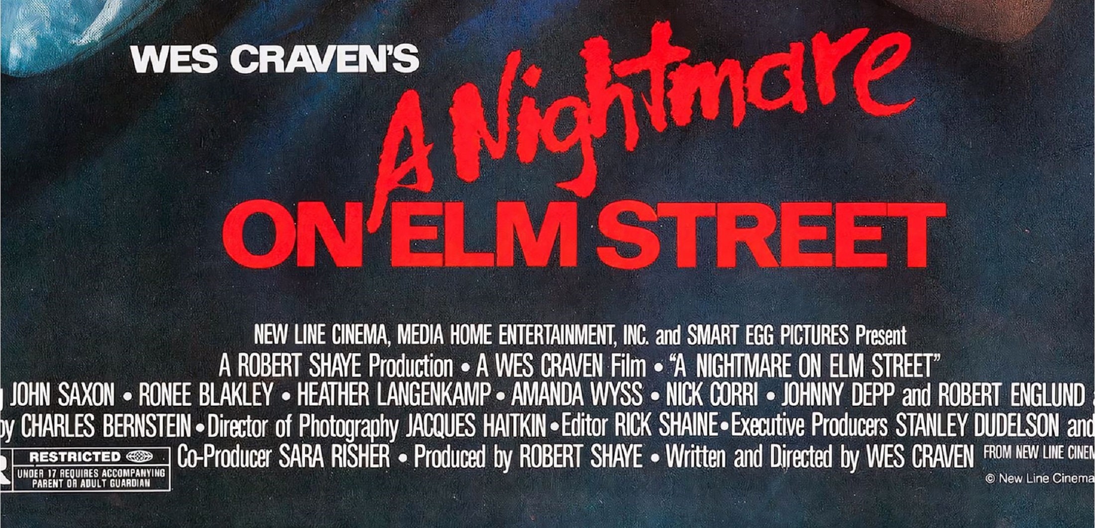 A Nightmare on Elm Street Movie Poster, Vintage Movie Poster