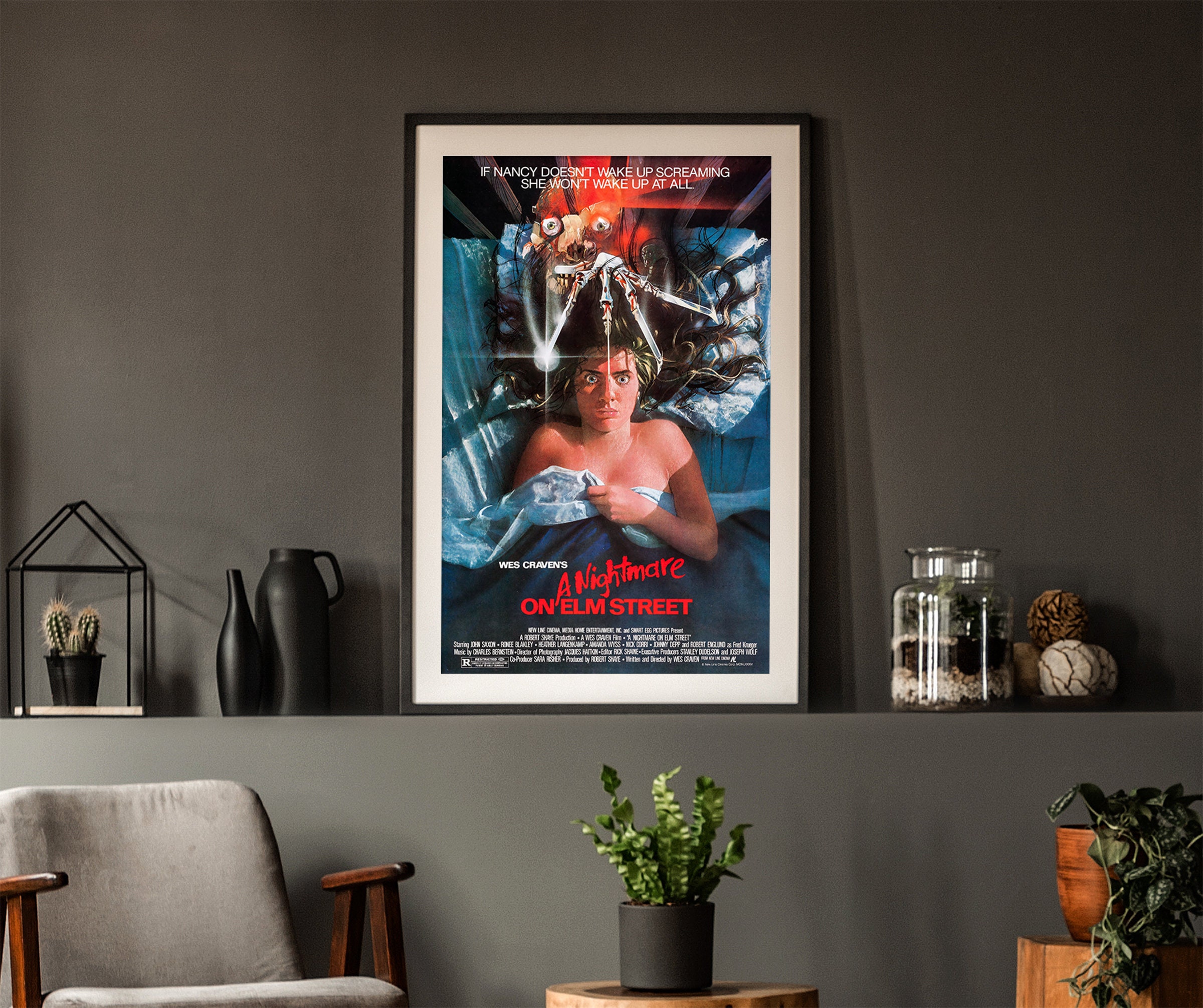 A Nightmare on Elm Street Movie Poster, Vintage Movie Poster