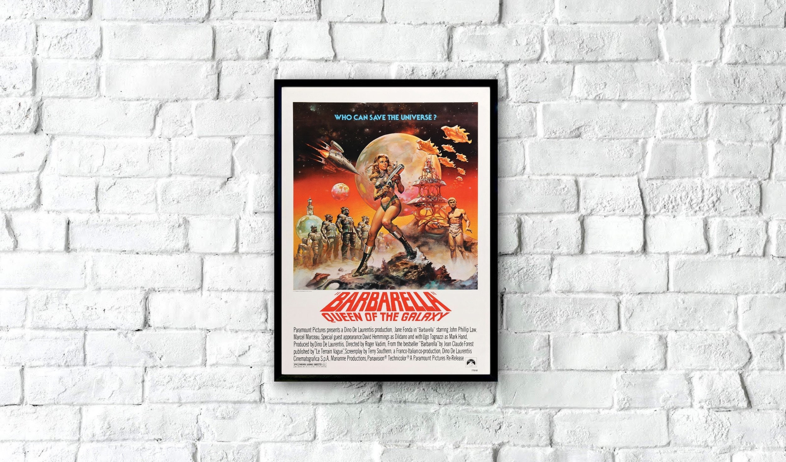 Barbarella Queen Of The Galaxy Movie Poster Printable