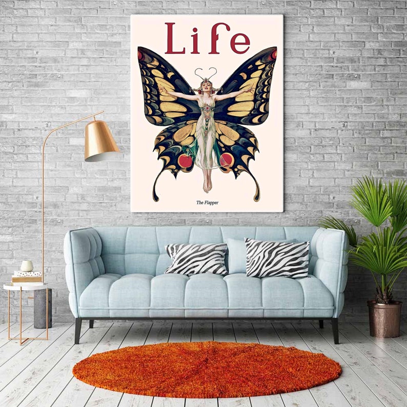 Vintage Life Magazine Cover Print Antique Life Magazine Art Etsy