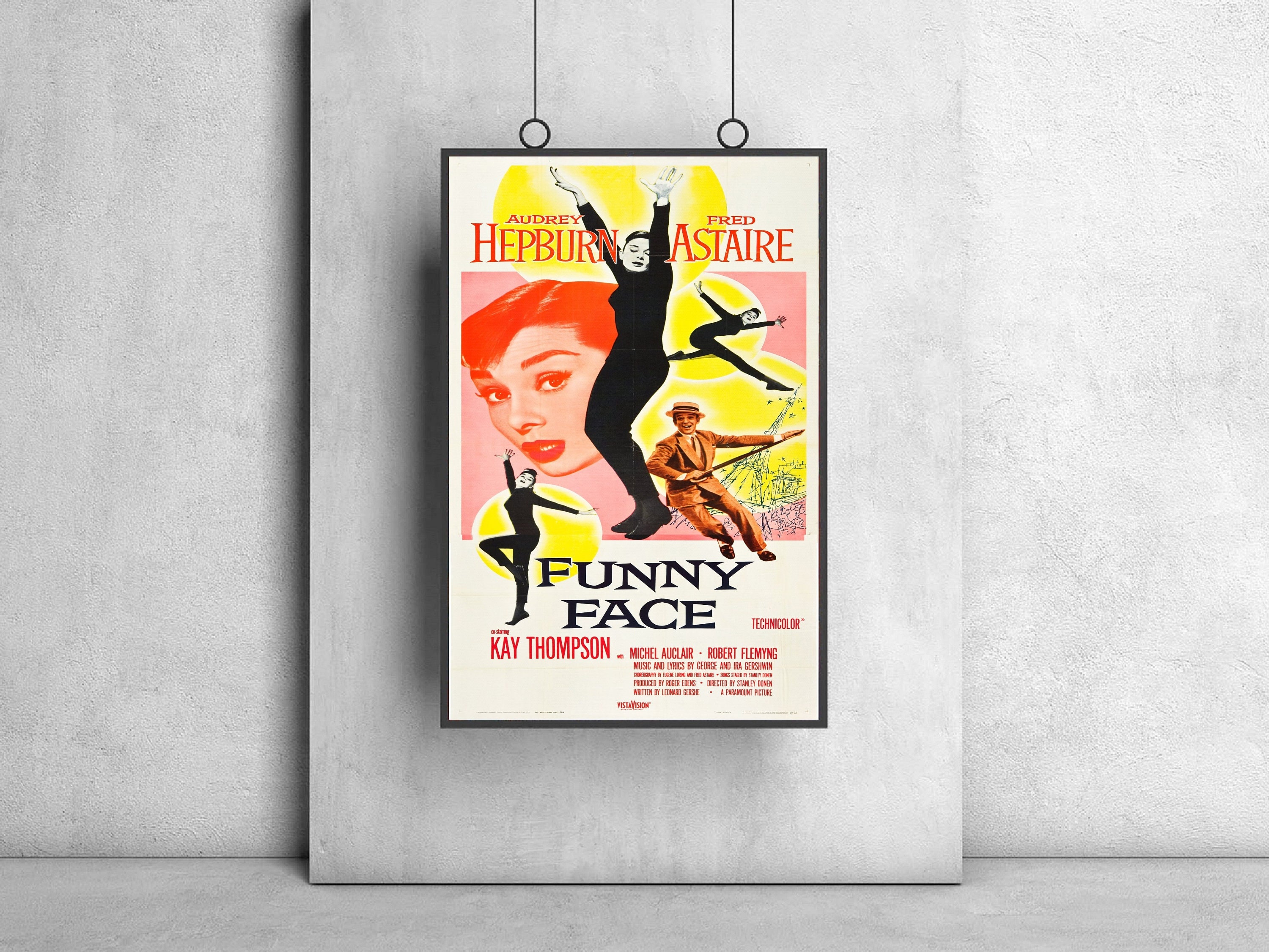 Funny Face Movie 1957 Original Poster INSTANT DOWNLOAD 3 Etsy