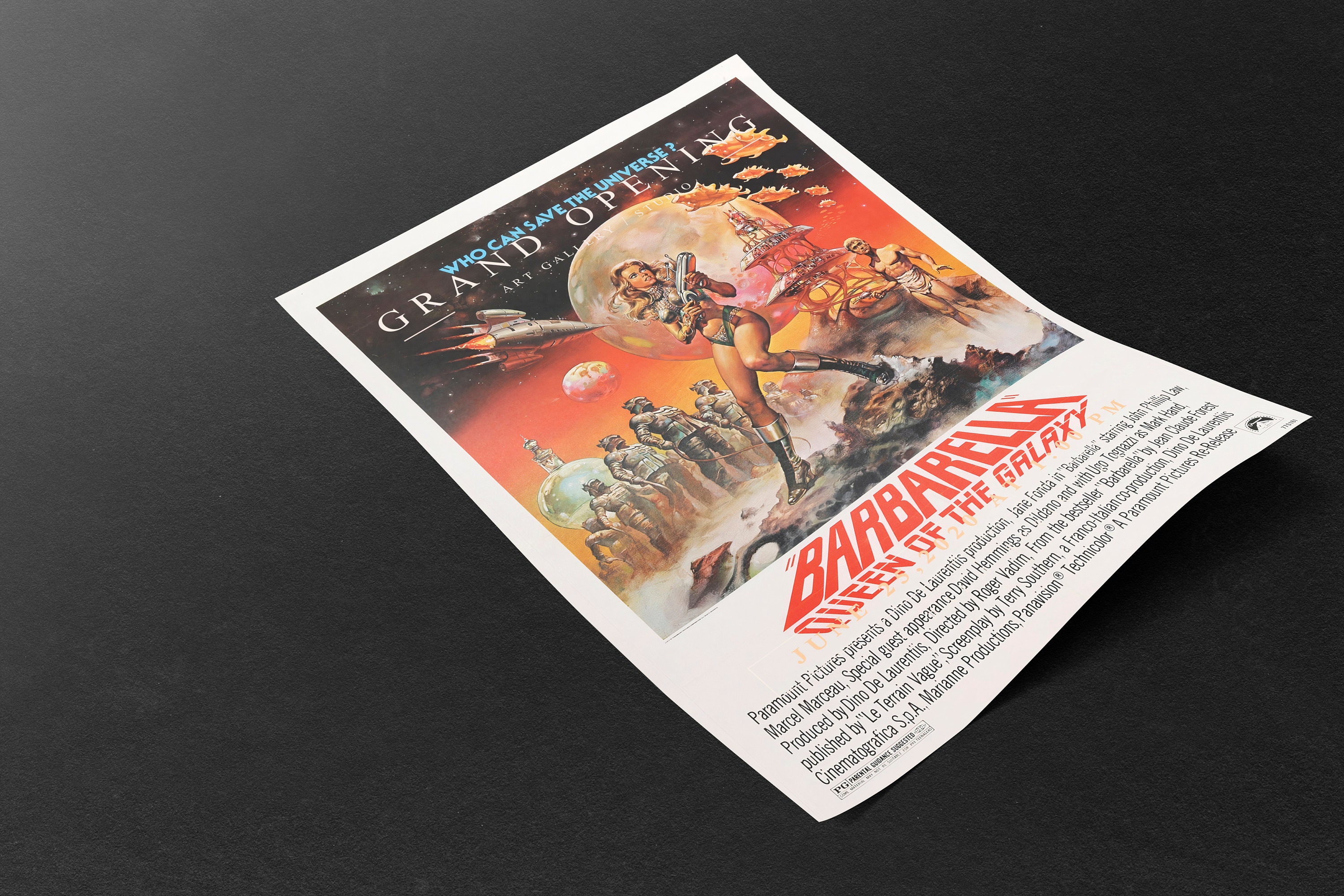 Barbarella Queen Of The Galaxy Movie Poster Printable